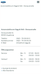 Mobile Screenshot of ford-sigg.de